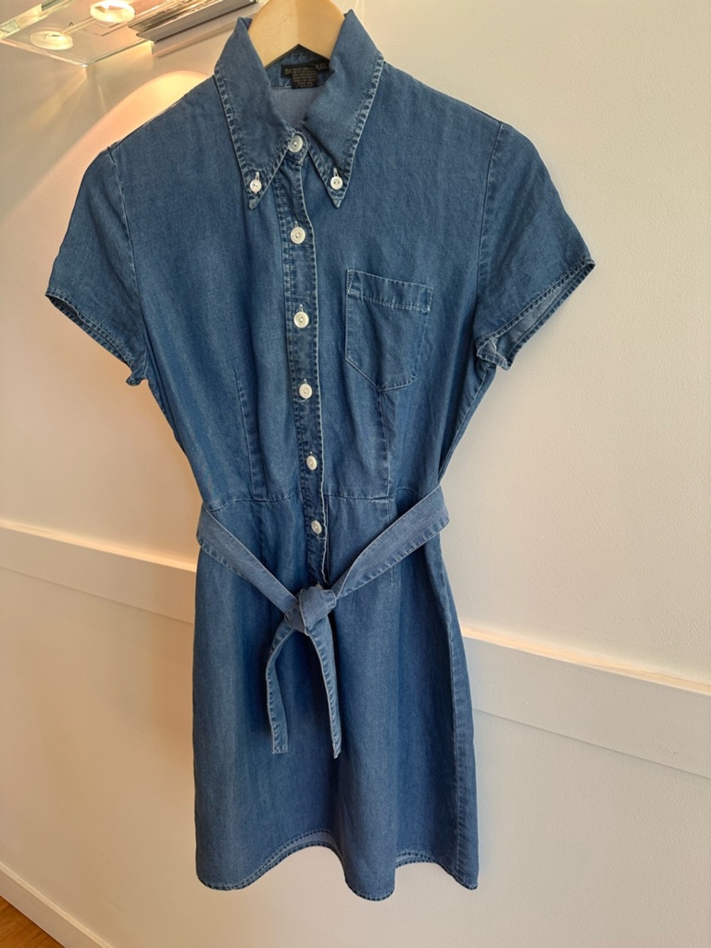 Banana Republic Medium Blue Denim Shirt Dress